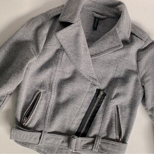 Top shop Wool Cotton Blend Jacket Moto